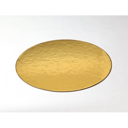 Gold Die Cut Cake Circles - 6"