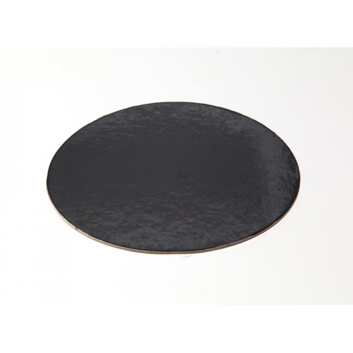 Black Die Cut Cake Circles - 6"