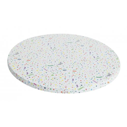 Party Print Round Drums B/C-Flute - 6"