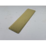 C-Flute Long Gold Scalloped Pads - 19.25x5.25