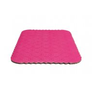 D/W Pink Scalloped Cake Pads - 1/4 sheet